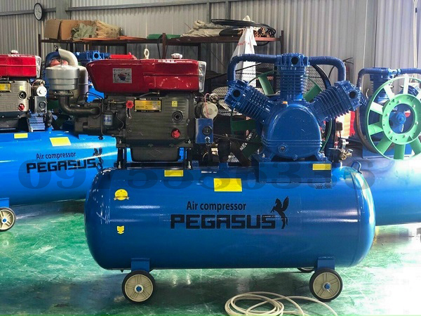 Máy nén khí chạy dầu diesel TM-W-2.0/8-500L 20hp 15 Máy nén khí chạy dầu Disel